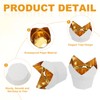 uxcell 100 Pcs Tulip Baking Cups Cupcake Muffins Liners Aluminum