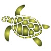 Schildkröten-Schablone – 9 x 7,5 cm (S) – Wiederverwendbare Meer