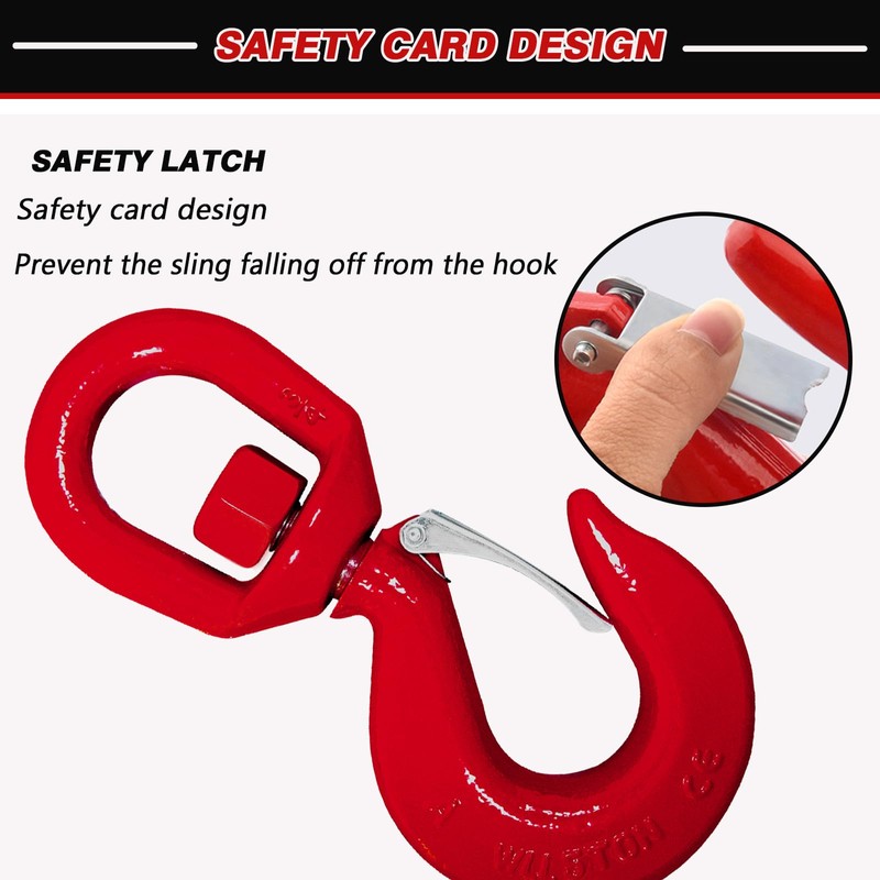 5 Ton Swivel Lifting Hook Heavy Duty Swivel Hook, G80