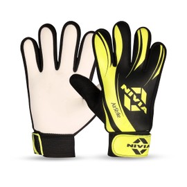 Nivia Air Strike Goalkeeper/Hand Gloves with Grip (Black/Green, XL) | for Men & Women | for Football, Soccer goalkeeping