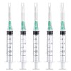50 Pack 3ml/cc Disposable Luer Lock Lab Syringes with 21Ga