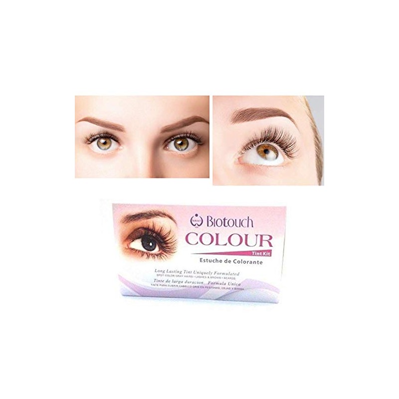 BioTouch Lash & Brow Tint Kit – Waterproof Eyelash Color,