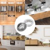 sourcing map 24Pcs Air Vents Circular Flat Soffit Vent 19mm/0.7"