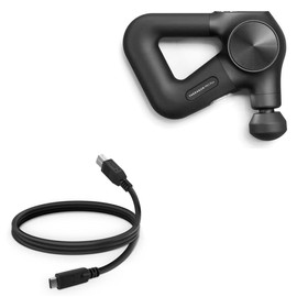 BoxWave Cable Compatible with Therabody Theragun PRO Plus - DirectSync - USB B to USB 3.1 Type C, USB B to C Sync Cable - 3ft - Black
