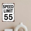 Speed Limit 55 Sign Road Street Sign Metal 55th Birthday