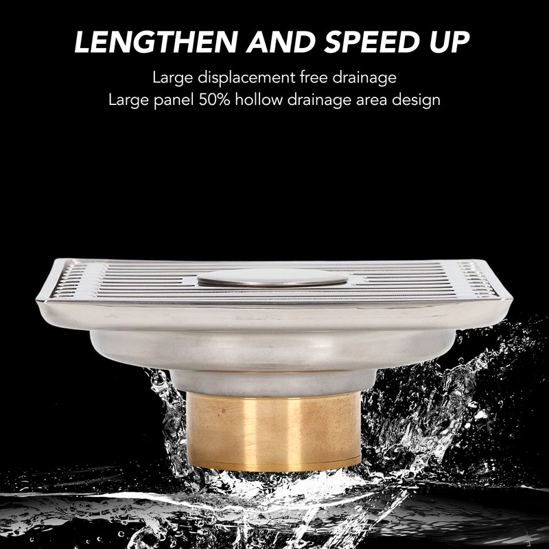 Floor Drain Odor Proof Insect Proof Square Floor Drain Electroplating