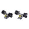 Depisuta Lightweight Skateboard Wheels Set, 3.2 Inch Square Trucks with