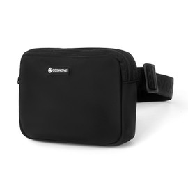 COOWONE Dog Trainer Treat Pouch, Dog Walking Fanny Pack with Poop Bag Holder, Waterproof Fanny Pack for Puppy Class, Travel, Running, Walking, Hiking