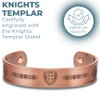Willis Judd Knights Templar Cross Men's Pure Copper Magnetic Adjustable