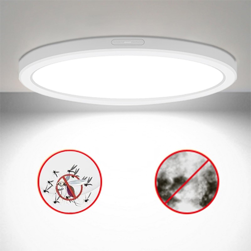 NOVELUX 5" Flush Mount Ceiling Light Dimmable, 5000K White LED
