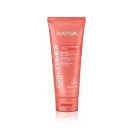 KATIVA Curly Plex Curl Activator Cream 240m Waves and Curls w/ Nano-Bond Complex