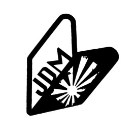 Oracal Made in japan sticker JDM slammed stance Funny drift lowered car window decal