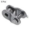 sourcing map 5Pcs #420 Chain Offset Half Link Roller, 1/2"