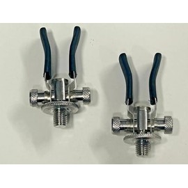 Fishing Rod back Butt Rests, Adjustable spring Rests, stainless steel (2)