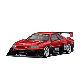 ignition model 1/43 LB-ER34 Super Silhouette SKYLINE Red/Black #9 Finished Product IG2853