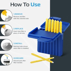 40-Pcs Starkey Hear Clear Hearing aid Filters for Wax Guards - Compatible with Hearing Aid Accessories Livio Microtech, Audibel, Nu-Ear - Fits OE, RIC, ITE, ITC, CIC Styles - 1.5mm Receiver Filters