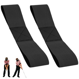 Pack of 2 Golf Swing Trainer for Arms, Golf Swing Arm Posture Correction Belt, for All Golfers, Beginners, Improve Your Swing Posture