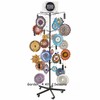 SILVER LILAC 25cm Stainless Steel SPIRAL TAIL Twister Wind Spinner