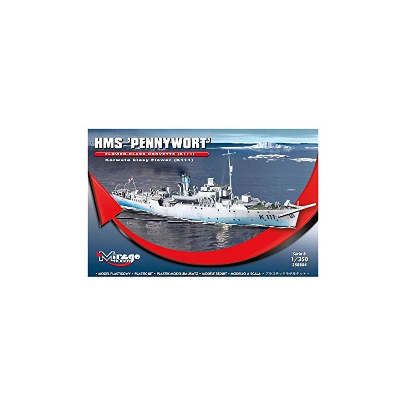 Mirage Hobby 350804, Maßstab 1: 350, HMS 'PENNYWORT' - Flower