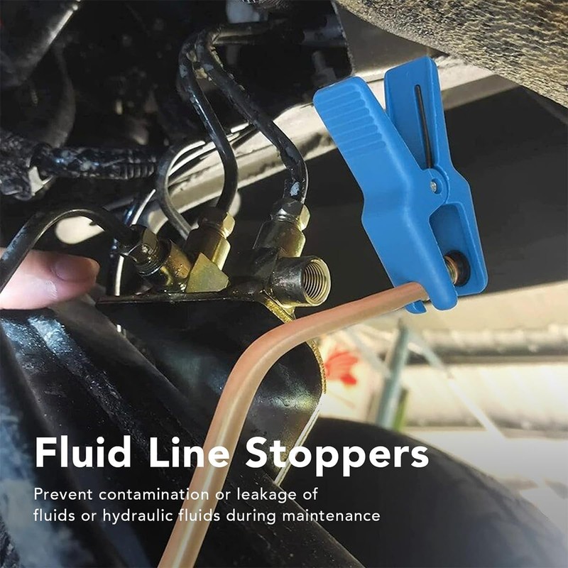 Laroal Fuel Pipe, Brake Pipe Clamp Oil Pipe Sealing Pliers