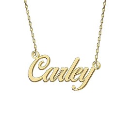 Unique Name Gifts for Mother Nameplate Necklaces Birthday Jewelry Gifts for New Mom Carley