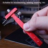 Sliding Gauge T Square Marking Ruler Aluminum Alloy Vernier Caliper