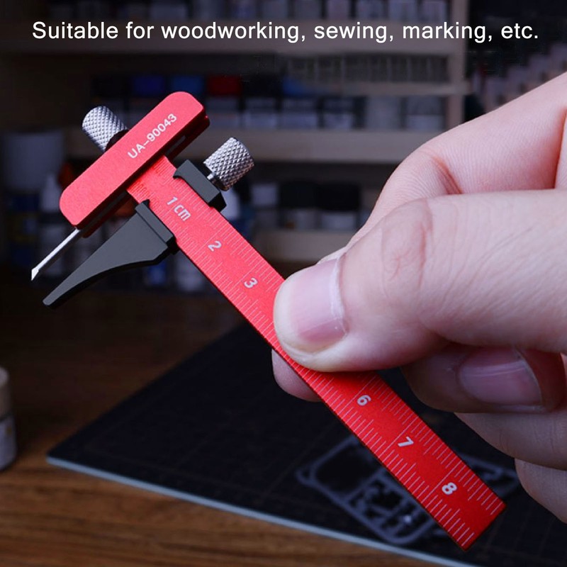Sliding Gauge T Square Marking Ruler Aluminum Alloy Vernier Caliper