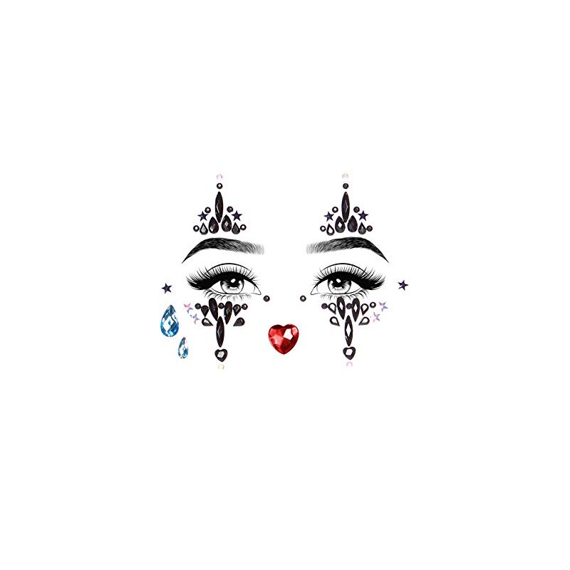 LegAvenue EYE025 Jewel Stickers, Women, Multicoloured, One Size