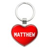 Graphics and More Metal Keychain Key Chain Ring I Love