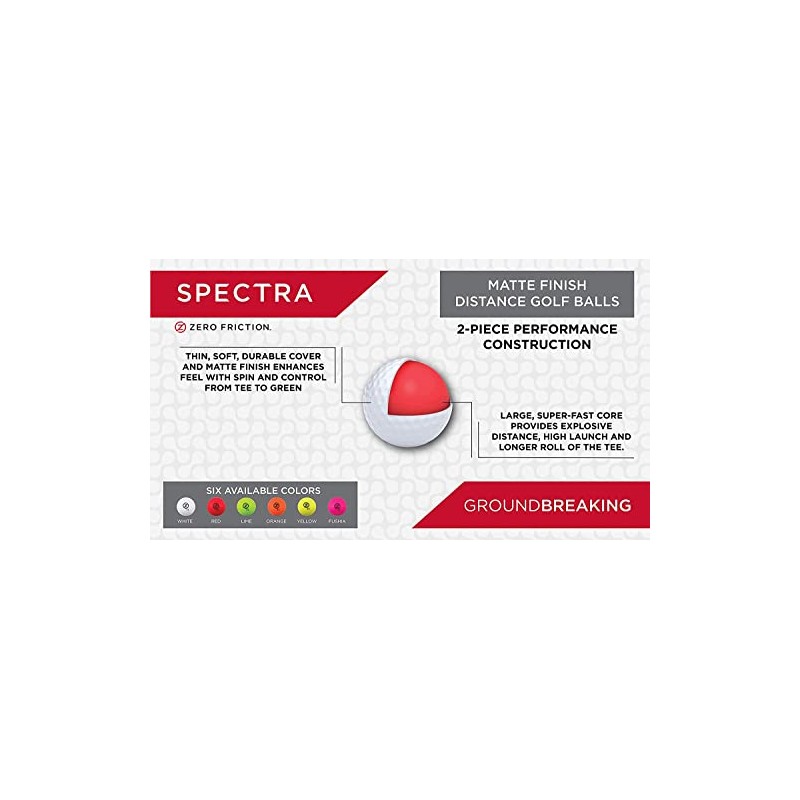 Zero Friction Spectra Dozen Variety Pack; Yellow, Red, Lime (GB40002)