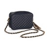Mabel London Womens Quilted Cross-body Small Bag with Long Metal