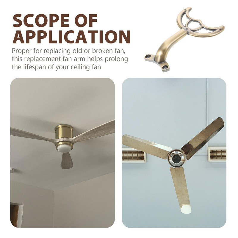 1pcs Iron Ceiling Fan Arm Bracket - Easy Installation Replacement