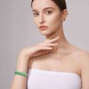Green Jade Bracelet Double Row Healing Wrap Adjustable Woven Bracelets