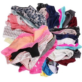 UWOCEKA Variety of Panties - Women Underwear Pack 6, Lacy Cotton Briefs Hipsters Bikinis Boyshorts Undies Assorted (6PCS,X-Large)