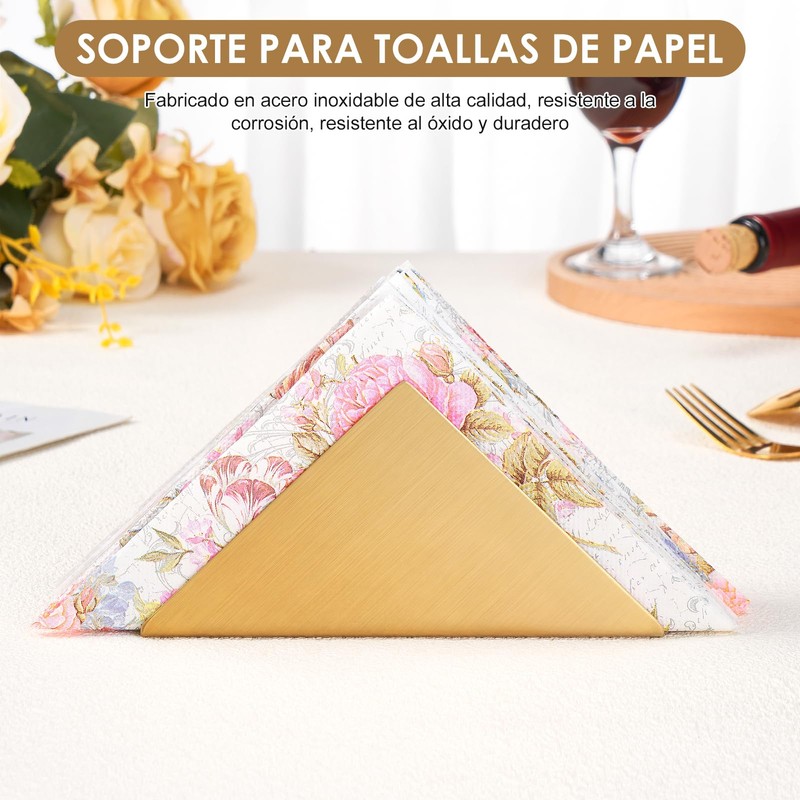 Servilletero Triangular, OUDAR Servilleteros para Mesa Elegantes, Servilleteros para Mesa