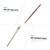 Vaguelly 1 Set Nail File Bits Durable Manicure Polishing Heads