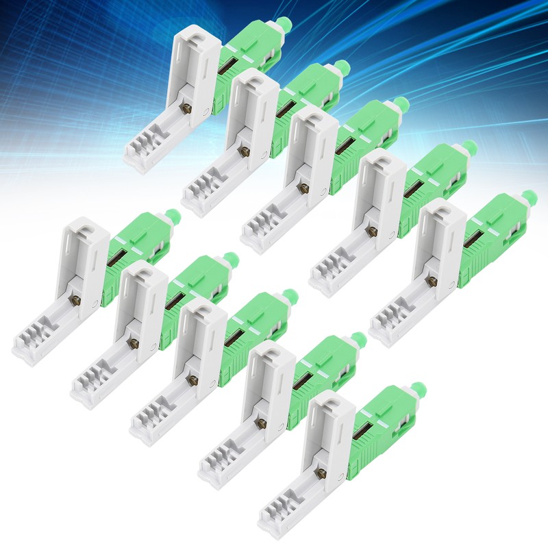10Pcs Fiber Optic Quick Connector Embedded SC/for APC Fast Cold