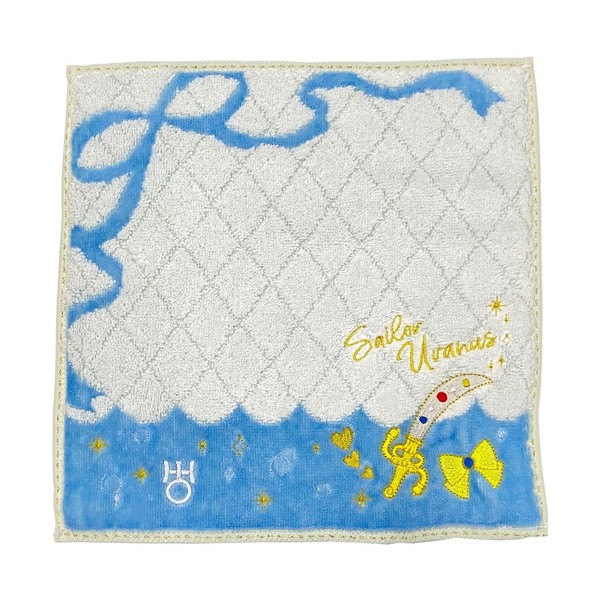 BANDAI 4085002500 Mini Towel, Sailor Moon, Charlotte (Sailor Uranus), Approx. 9.8 x 9.8 inches (25 x 25 cm)