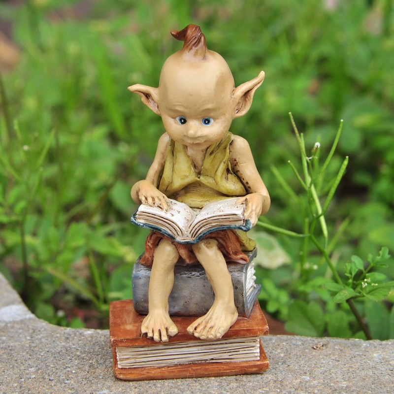 Top Collection Miniature Fairy Garden and Terrarium Statue, Garden Pixie