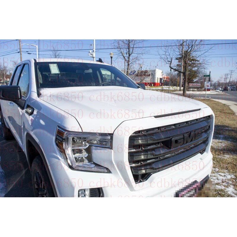 Auto Front Rear Matte Black Emblem Overlay 2019-2023 GMC Sierra