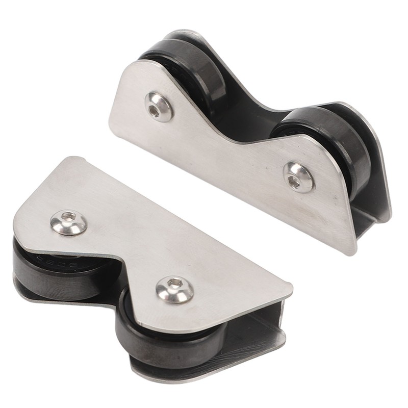 2Pcs Pool Billiard Cue Roller Stainless Steel Billiard Cue Straightness