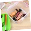 Mikinona Cosmetics Storage Box Portable Double Layer Plastic Organizer for