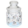 Snoopy [Storage Container] Glass Canister / Olaf Check Series Peanuts