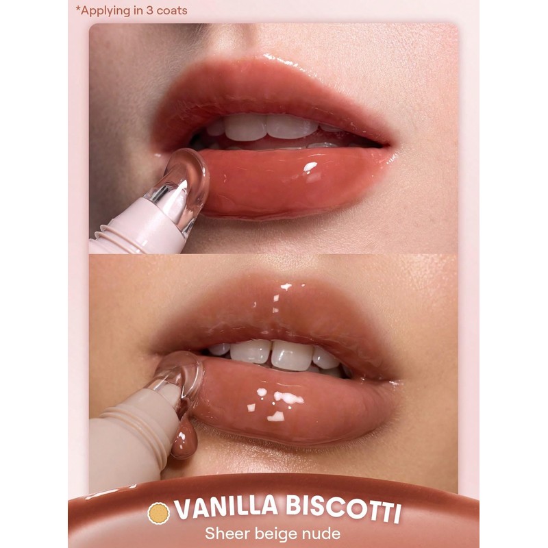 SHEGLAM Crystal Glaze Moisturising Lip Gloss Hydrating Jelly Long Lasting