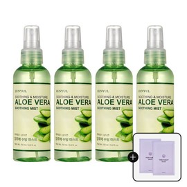 Eun-yul 은율 알로에 수딩 미스트 150ml 4개 +마스크팩 2매 Eun-Yul Aloe Soothing Mist 150ml 4pcs + 2 Sheet Masks