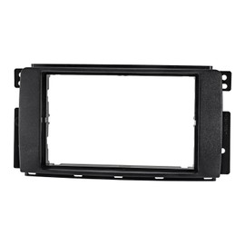 tomzz Audio 2451-037 Double DIN Radio Faceplate Compatible with Smart Fortwo 451 ForFour 454 Black