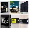 2 Pieces 5" x 7", 1/8"(3mm) Thick Black Acrylic Sheet