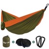 Glymnis Camping Hammock for 2 Person Nylon Lightweight Portable Double