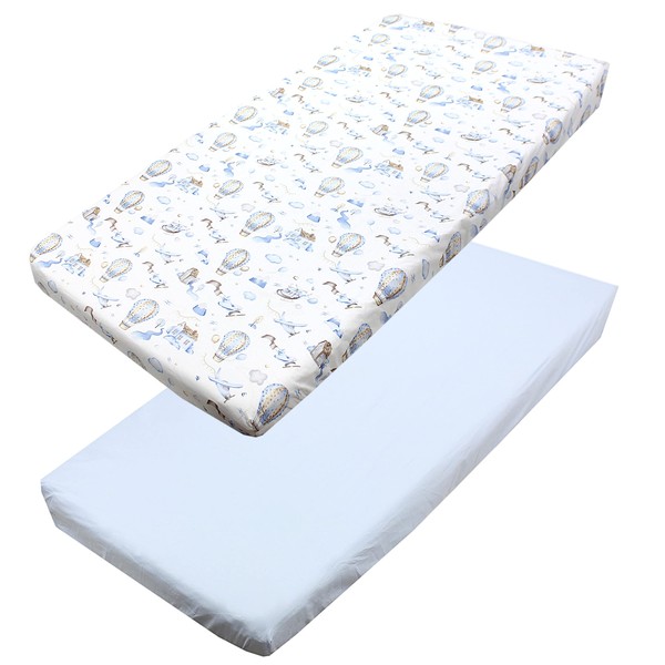 TupTam Baby Fitted Sheet for Baby Cot Bed Pack of