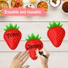 Wonmon 50 PCS Strawberry Cutouts for Bulletin Board Decorations, Strawberry